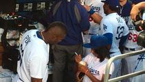 Yasiel Puig -- I Love My Mo'ne Davis Autograph ... It's Already In My Trophy Room
