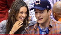 Mila Kunis & Ashton Kutcher -- Dude, Here's Our Baby!