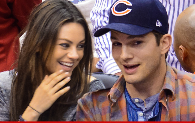 Mila Kunis & Ashton Kutcher -- Dude, Here's Our Baby!