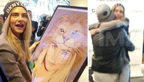 Cara Delevingne -- Framed and Loving It! Makes Out With Random Artist