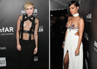 Miley Cyrus & Rihanna at AIDS Charity ... They Went Too Am-Far