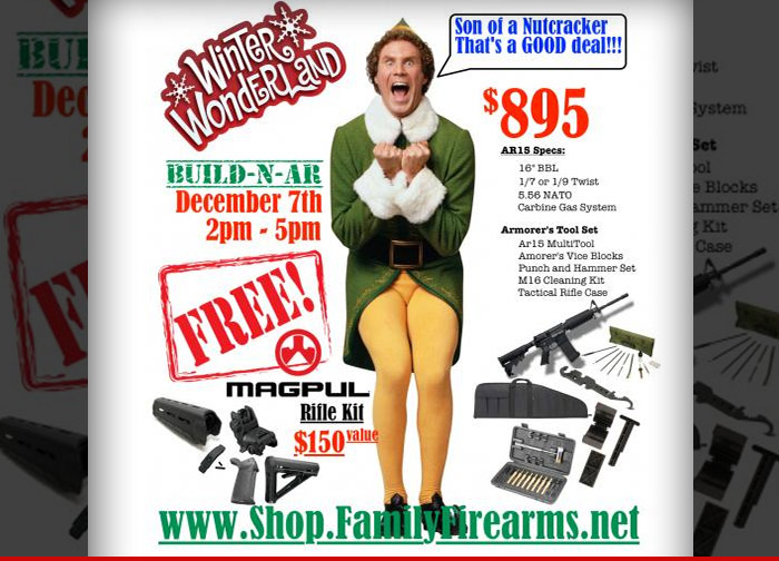 Will Ferrell Gun Ad
