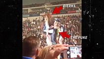 Dierks Bentley -- Drunk Fan Vomits On-Stage (VIDEO)