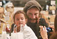 Gabriel Aubry -- Halle and Nahla's Hair Can Both Relax