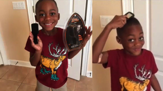 Dwight Howard's Son -- Cutest Litte Pitchman Ever ... For Michael Vick's Brush