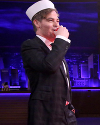 Chris Pine and Jimmy Fallon Play "Battleshots" -- And It's Hilarious!