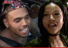 Chris Brown and Karrueche Tran -- Working It Out ... After Nightclub Sweet-Talking Session