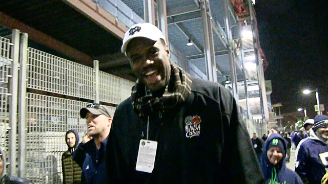 David Robinson -- FIRED UP ... After Son's ND Team Beats LSU