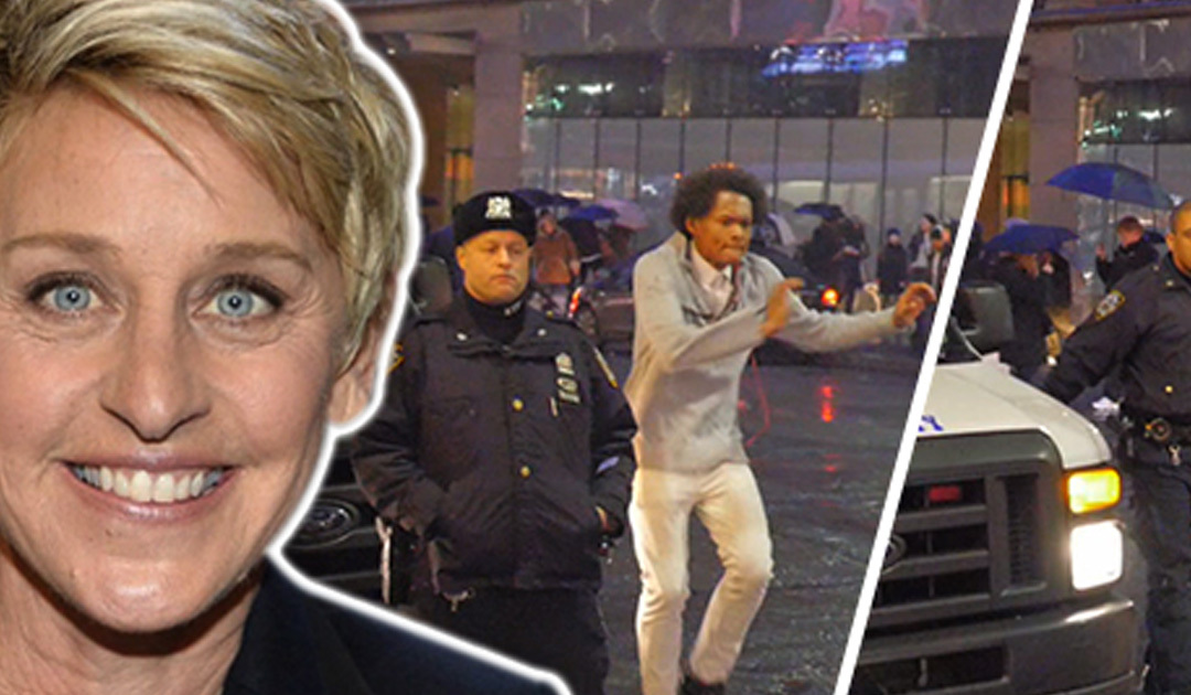 'Ellen' Dance Dare -- Just a Suggestion ... Leave Cops Out of the Picture