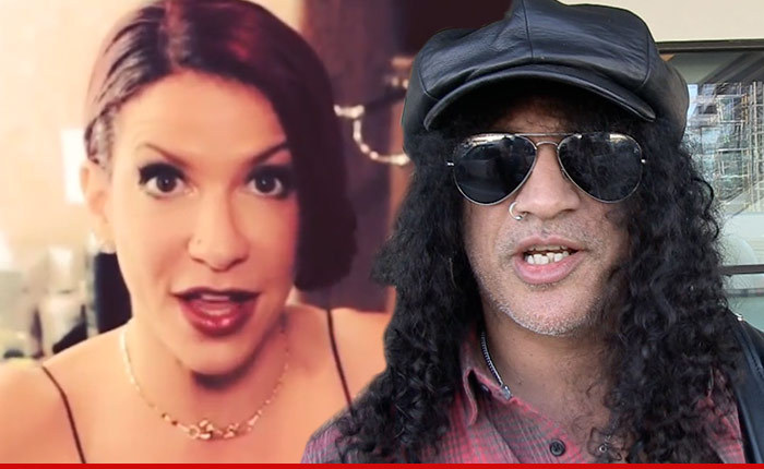 Slash's Wife Gunning For Half ... We DON'T Have a Prenup