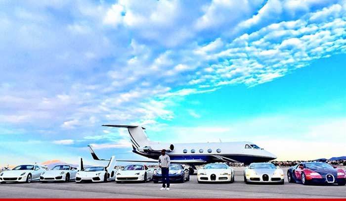 Floyd Mayweather -- My Insane Car Collection's ... Worth Around $7.3 MILLION!!!
