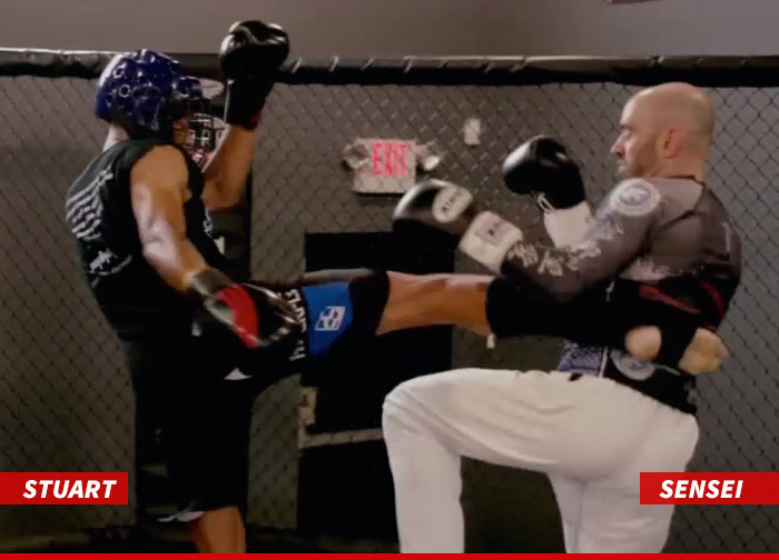 Stuart Scott -- Continued to Fight MMA ... With Chemo Port In His Chest