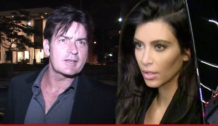 Charlie Sheen Continues Kim K Rant  ... She's 'A Pox on Entertainment'