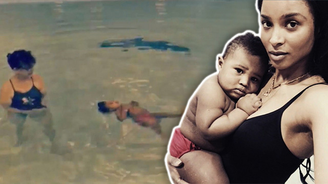 Ciara -- Check Out My Amazing Floating Baby!