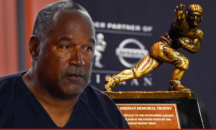 OJ Simpson -- Stolen Heisman Recovered ... Thief Still On the Loose