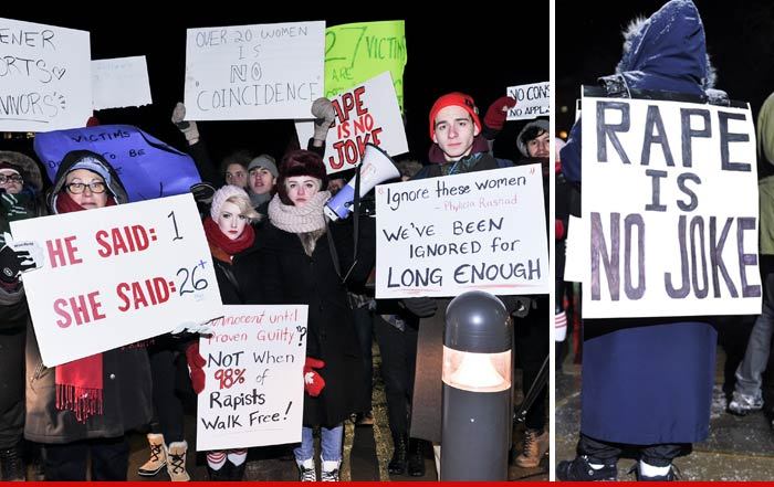 Bill Cosby -- Protesters Try to Shame Fans at Canadian Concert