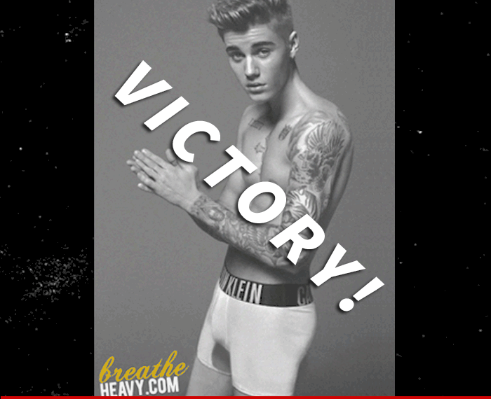 Justin Bieber -- Retraction Victory ... He's Hunky and He's Packing