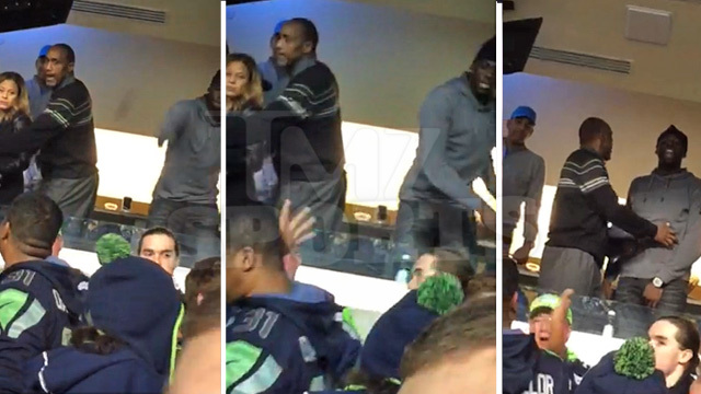 NBA's Draymond Green -- PELTS SEAHAWKS FANS WITH FOOD ... At NFL Playoff Game
