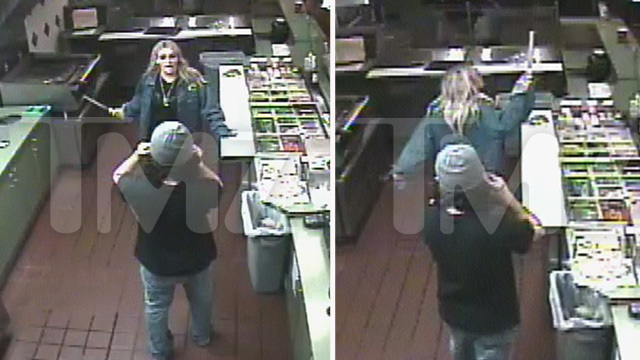 Jamie Lynn Spears -- Knife Wielding Badass ... Caught on Security Camera (VIDEO)