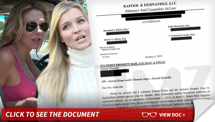 Joanna Krupa -- If Brandi Glanville Thinks My Vagina Stinks, Wait Till She Smells This Lawsuit