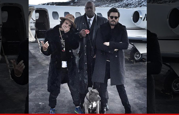 Scott Disick -- On Aspen Tear 1 Month After Child's Birth