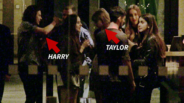 Taylor Swift -- Shakes Off Harry Styles During Icy Encounter