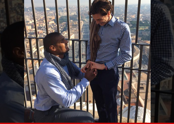 Michael Sam -- I Proposed ... At The Vatican!