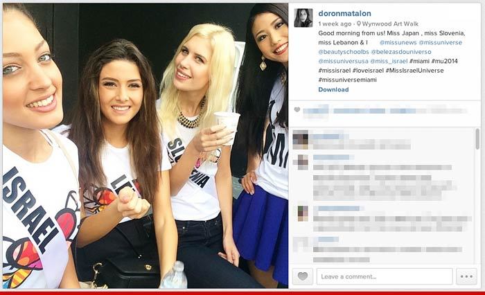 Miss Israel & Miss Lebanon Go to War ... Over a Selfie!