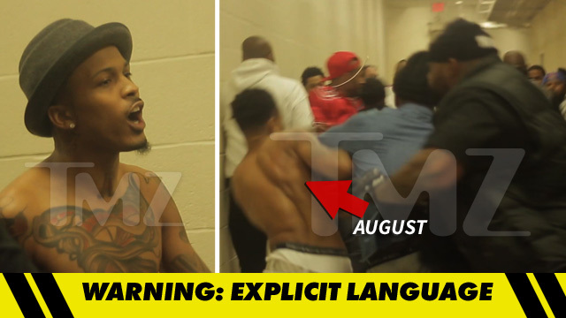 August Alsina -- Backstage Brawl at Non-Violence Concert (VIDEO)