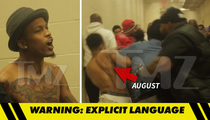 August Alsina -- Backstage Brawl at Non-Violence Concert (VIDEO)