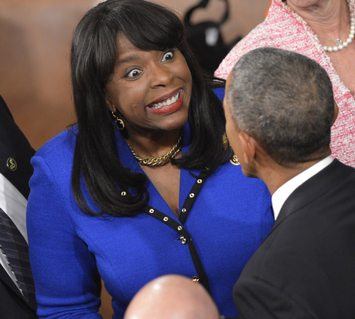 Meet The Most Excited Person At President Obama's State of the Union Address