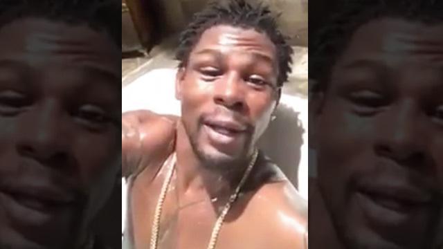 Jermain Taylor -- Bizarre Bathtub Video ... After Shooting Arrest