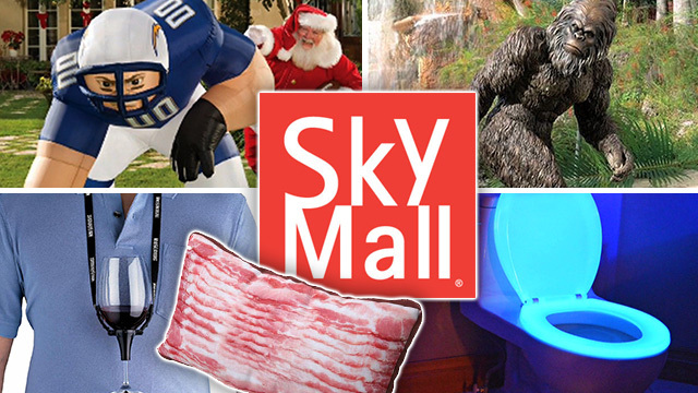 SkyMall -- Goes Bankrupt ... Get Bacon Pillow While You Can (TMZ TV)