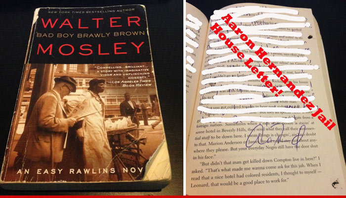 Aaron Hernandez -- Secret Jailhouse Messages ... FOR SALE