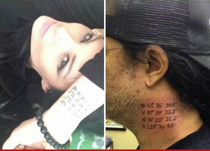 Slash -- His & Her Tattoos ... With Rebound Girlfriend