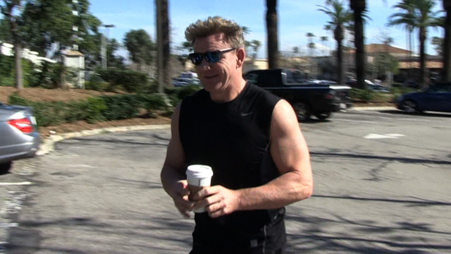 Gordon Ramsay -- GUNS OUT ... In the 'Bu