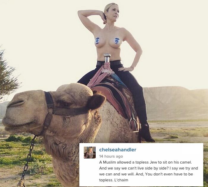 Chelsea Handler -- My Boobs Bring Peace To The Middle East