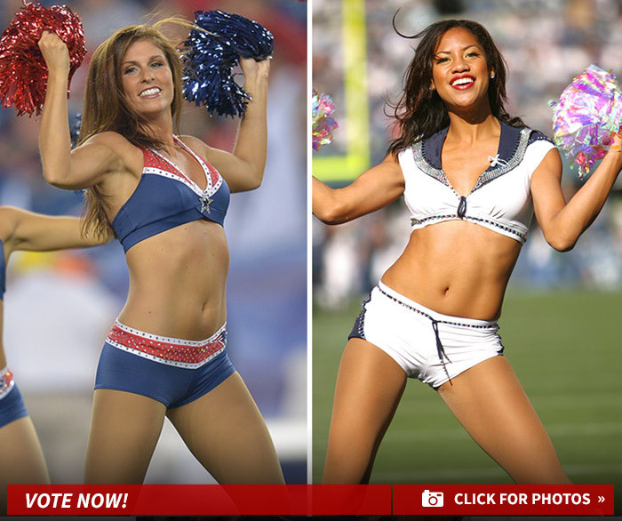 Patriots Cheerleaders vs. Seahawks Cheerleaders -- Who'd You Rather?!