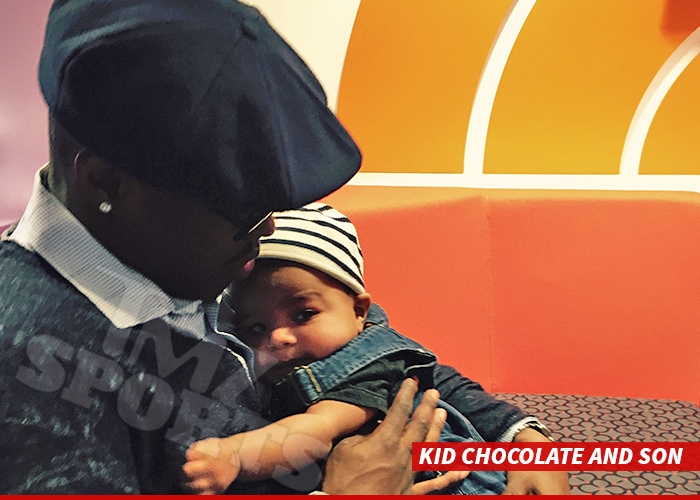 Boxer 'Kid Chocolate' -- My Baby's Cuter Than Yours ... He's A Model!