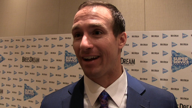 Drew Brees -- Brad Pitt's My Homie ... I Love That Guy