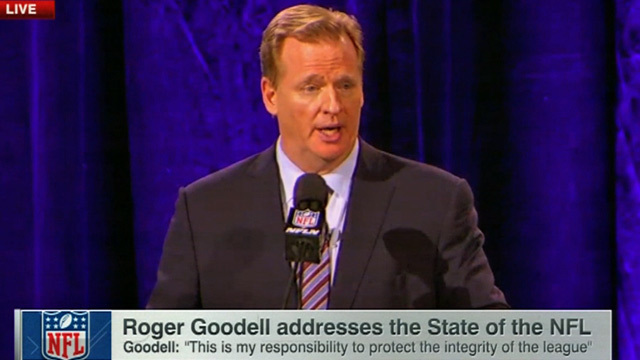 Roger Goodell to Marshawn Lynch -- QUIT YER BITCHIN' ... Media Day Is Part Of Your Job!