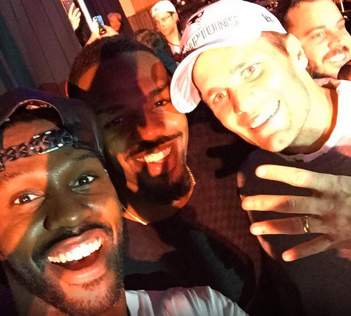 Tom Brady -- PARTIES LIKE A ROCK STAR ... After Super Bowl
