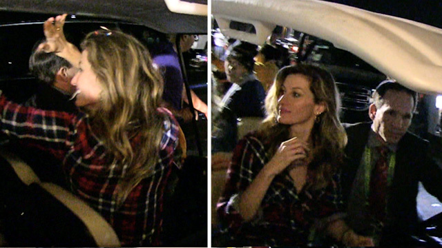 Gisele Bündchen -- Parking Lot V.I.P. ... After Super Bowl Win