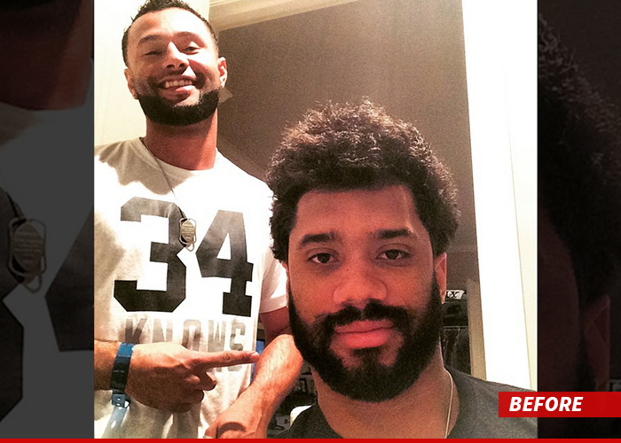 Russell Wilson -- Blame Me ... For This New Haircut