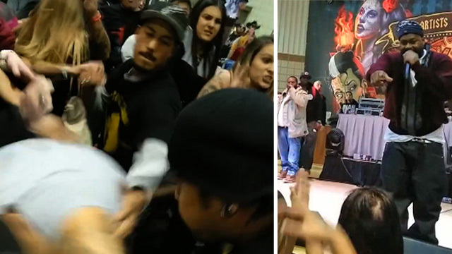 Ghostface Killah -- Mouthy Fan Steps Up to Get Beat Down (VIDEO)