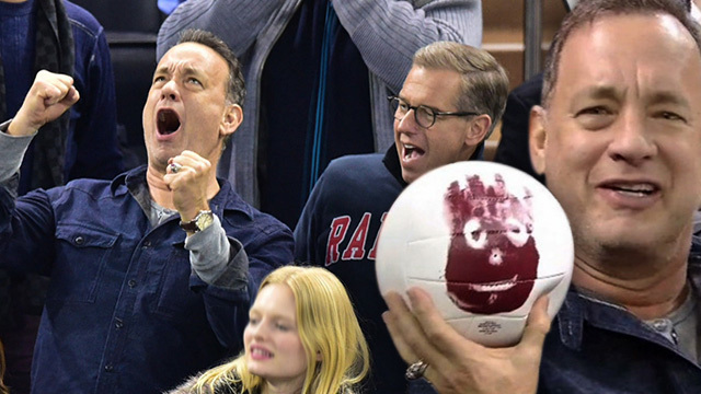 Tom Hanks -- Reunites with Wilson!! Brian Williams May Remember It Differently (TMZ TV)