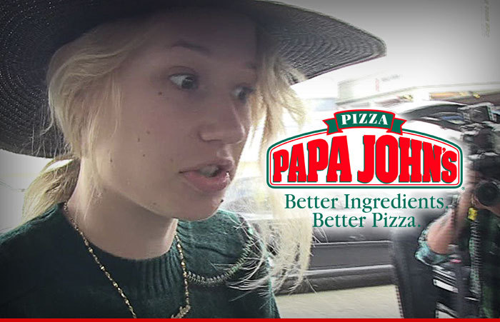 Iggy Azalea -- Puts Papa John's Drivers ON BLAST ... They're Pizzas of Crap!!