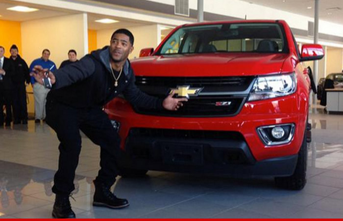 Malcolm Butler -- I GOT MY FREE TRUCK ... Thanks Chevy!
