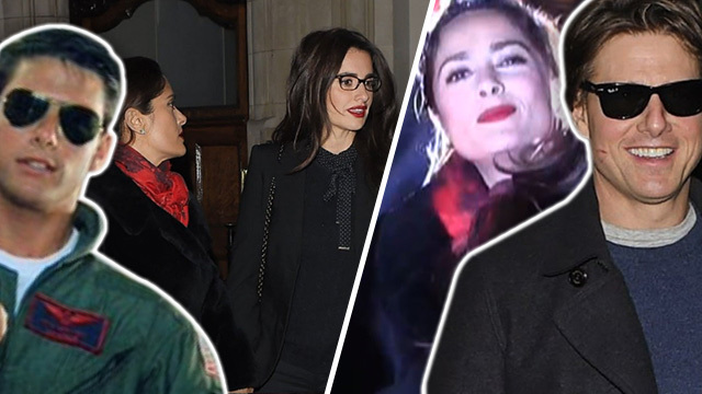 Tom Cruise -- Sexiest Dinner Threesome Ever! (TMZ TV)