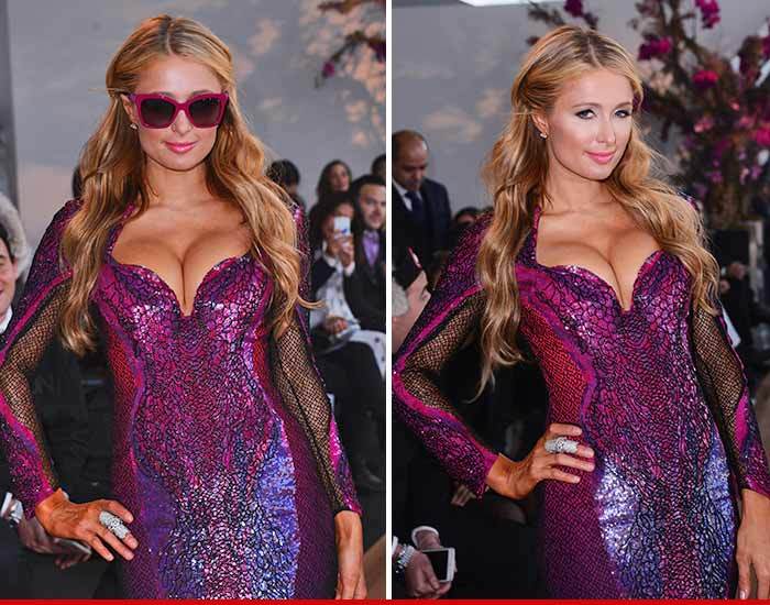 Paris Hilton -- OK, My Giant Boobs Are An Illusion